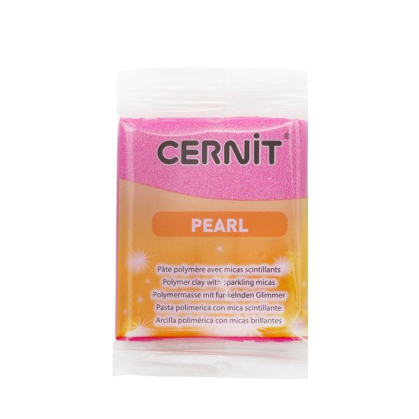 Полимерная глина запекаемая Cernit Pearl, 56 г, 460 маджента