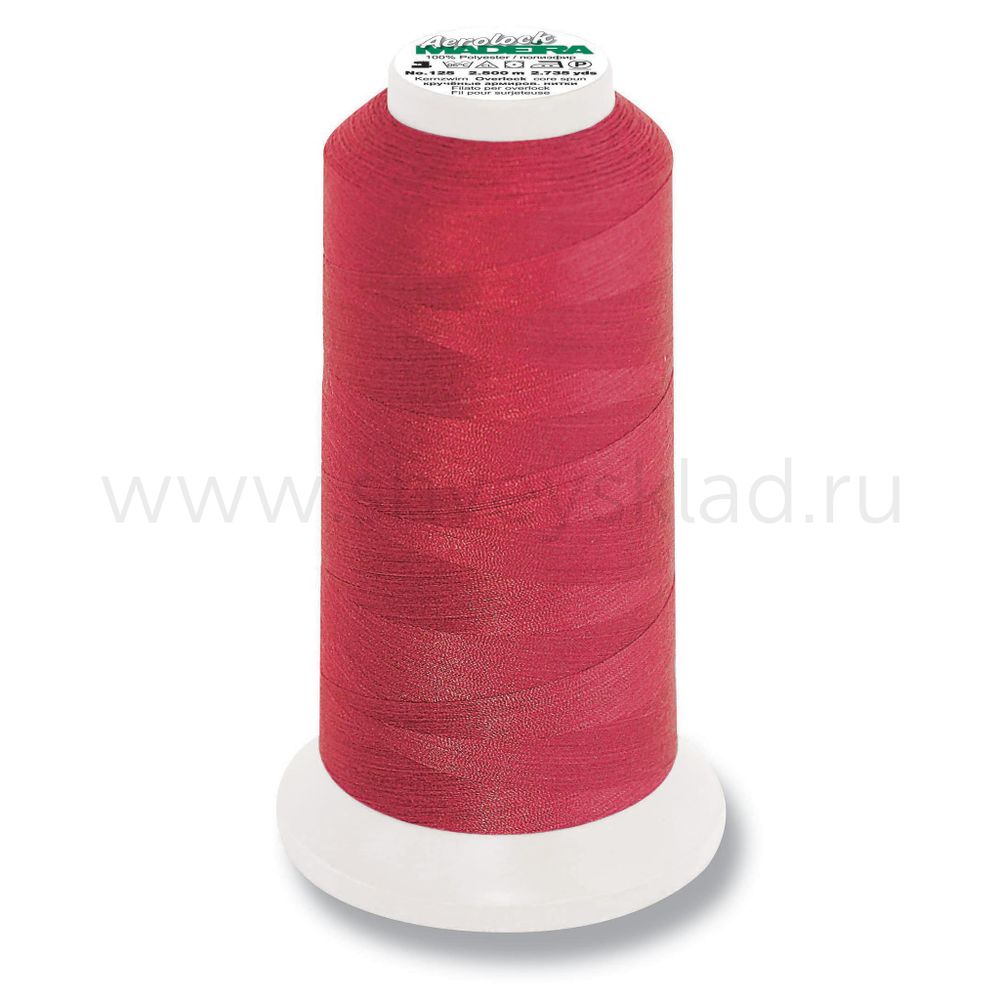 Нитки оверлочные Madeira Aerolock №125, 2500 м, цв. 9470, 9128, 1 катушка