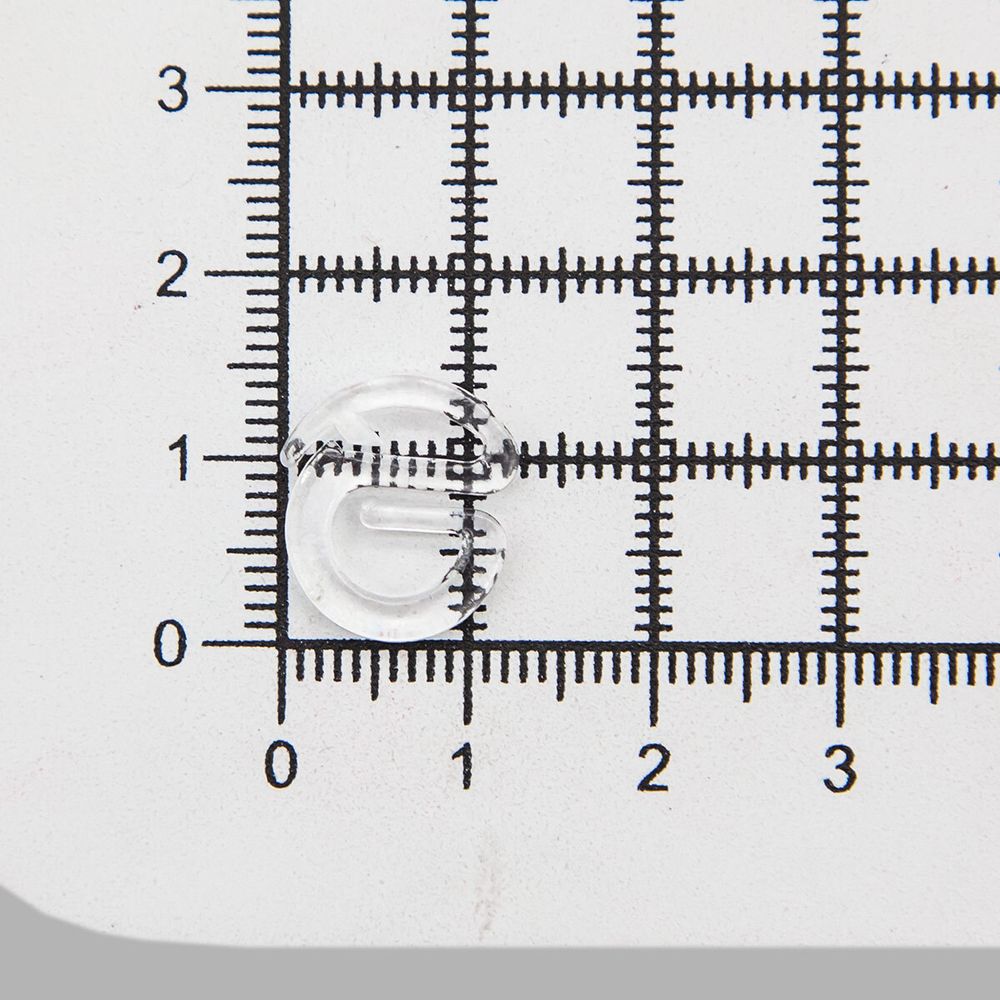 Крючки шторные для карниза 15 мм, улитка, 200 шт