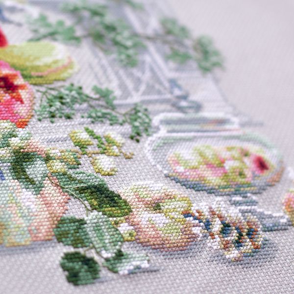 Набор для вышивания нитками Чудесная игла, Зимняя импровизация, 32х25 см