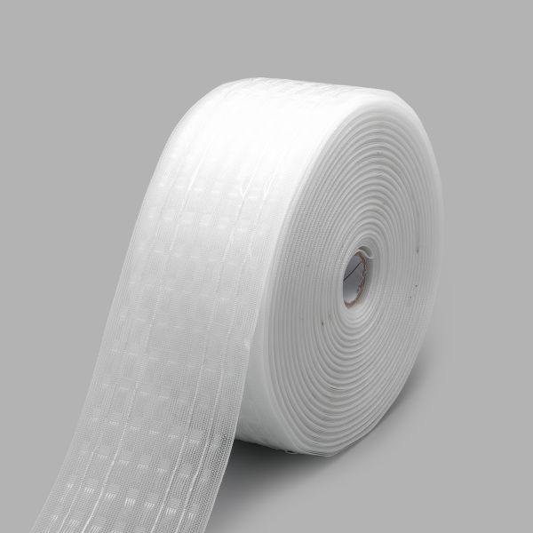 Лента (тесьма) шторная: сборка параллельная нефикс. 75 мм / 50 метров