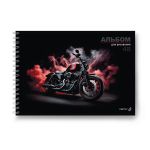 Альбом для рисования 100 г/м², A4 29.5х21 см, 5 шт на гребне 48 л, 01623 Скорость, Светоч А234