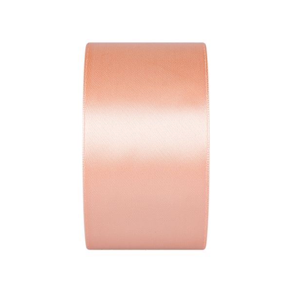Лента атласная 1-сторонняя 50.0 мм / 33±2 метра, 007 персиковый, Gamma