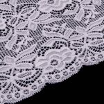Кружево бельевое эластичное 300 мм / 13.72 м, цв. C154 св.серый