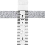 Тесьма (лента) киперная (100% х/б) 10 мм / 45.72 метра, 18 серый меланж, 6190-2017