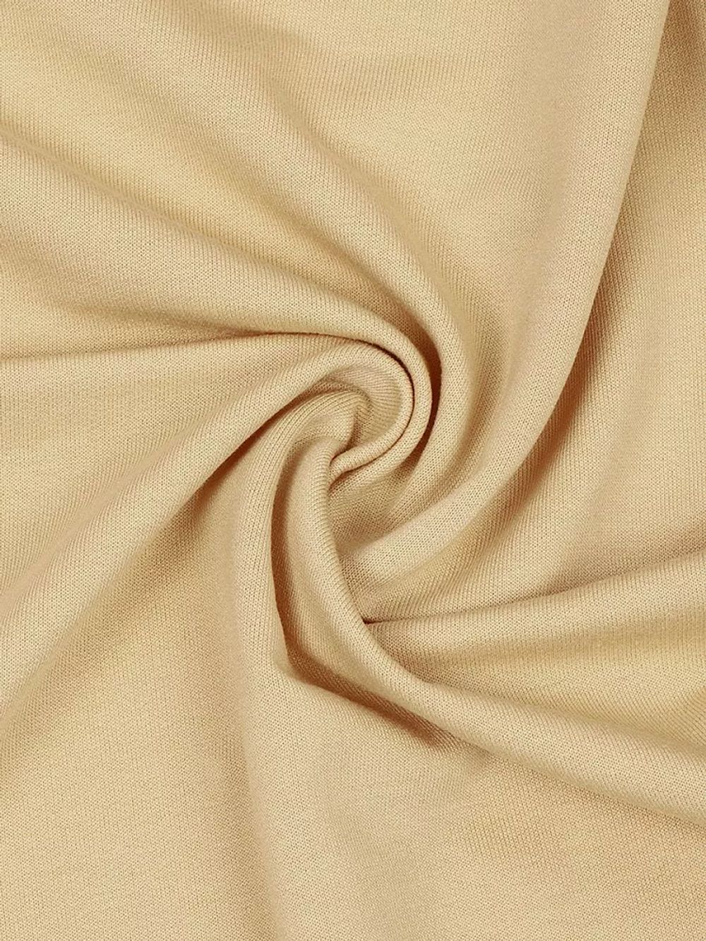 Футер 2х нитка петля Поливискоза стрейч 220г Small French Terry цв.S892 бежевый в нарезке 3м