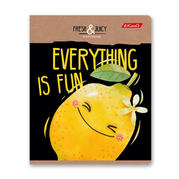 Тетрадь ученическая общая, A5+ 48 л. на скобе 65 г/м², белизна 100%, 10 шт, клетка в термоусадочной пленке, 000748 Самый вкусный, Светоч 48ТЕТк-001