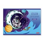 Альбом для рисования 100 г/м², A4 29х20.5 см, 8 л. на скобе, 20 шт, Полёт в будущее 000680, Светоч 8АЛСК4_1_3_9