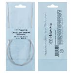 Спицы круговые металл ⌀1,6 мм, 80 см, с металлической леской, Gamma MKG-R