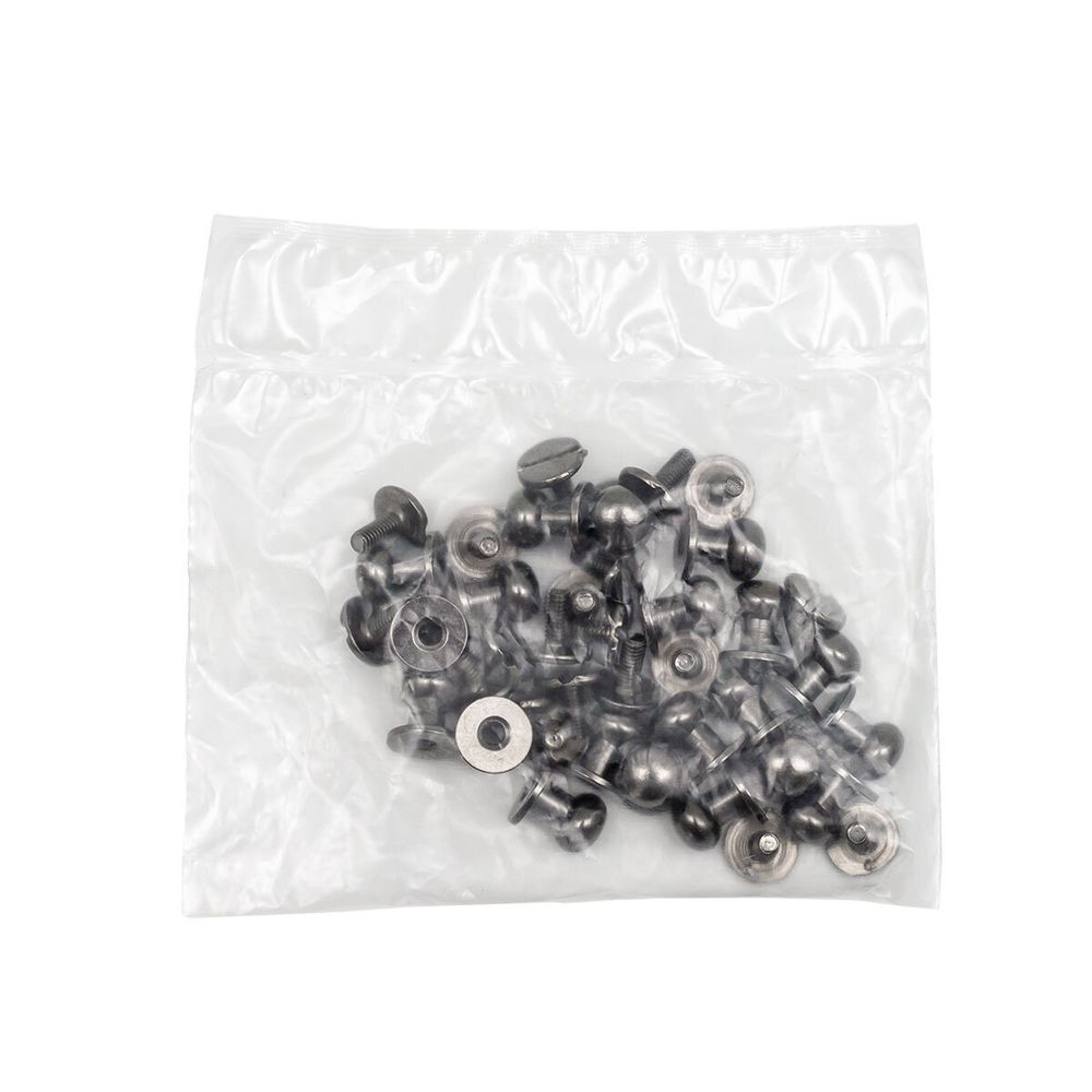 Винт кобурный металл ⌀7,5 мм чер.никель, 20 шт