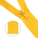 Молния трактор Arta Т6 (6 мм) 1 зам., разъем., 65 см, цв. 162 мимоза, уп.5 шт