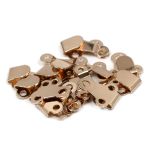 Крючки пришивные 15х11 мм, gold, 10 шт