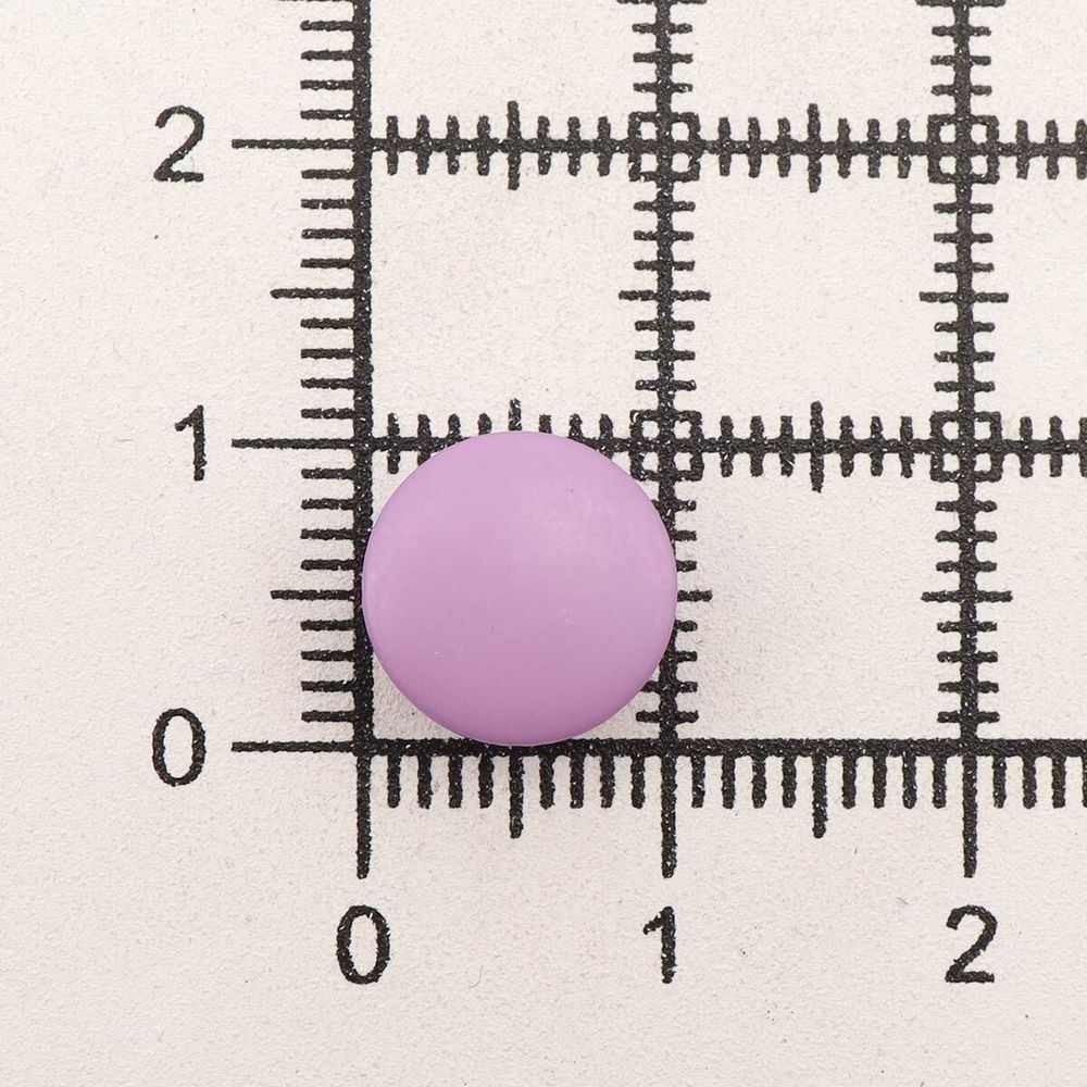 Пуговицы на ножке 16L (10мм), пластик (Purple (фиолетовый)), NE68, 72 шт