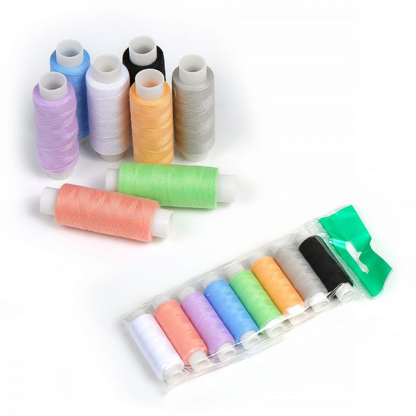 Швейные нитки (набор) ПНК им.Кирова 50/2, 150 м / 8 кат., пастель, ассорти