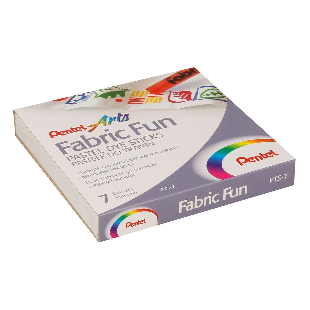 Пастель для ткани Pentel FabricFun Pastels 7 цв, PTS2-7