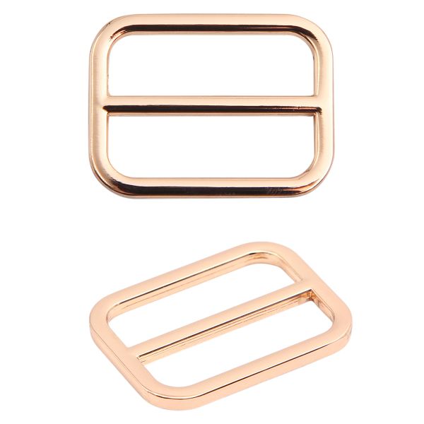 Рамка регулировочная металл литая 25 мм /30х23 мм, ⌀2.5 мм/, золото цв.02, 4 шт