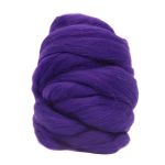 Шерсть для валяния Троицкая п/тонкая 1х100 г (до 29 мкр), 0037 т.фиолетовый