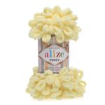 Пряжа Alize (Ализе) Puffy / уп.5 мот. по 100 г, 9м, 013 желтый A