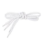 Шнурки со светоотражающей полосой 6 мм, 120 см, 10 пар(a) белый, Gamma 07с2355/120