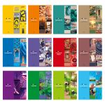 Комплект тетрадей со справочными материалами Доска желаний, 12 шт в комплекте, A5+ 48 л. 12 шт, на скобе 60 г/м², белизна 90%, клетка/линия, 000583 12 предметов, Светоч 48КТПСКд5_0_2