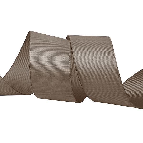 Лента репсовая (в рубчик) 20.0 мм / 22.8±1 метра, 814 коричневый, Magic4Hobby