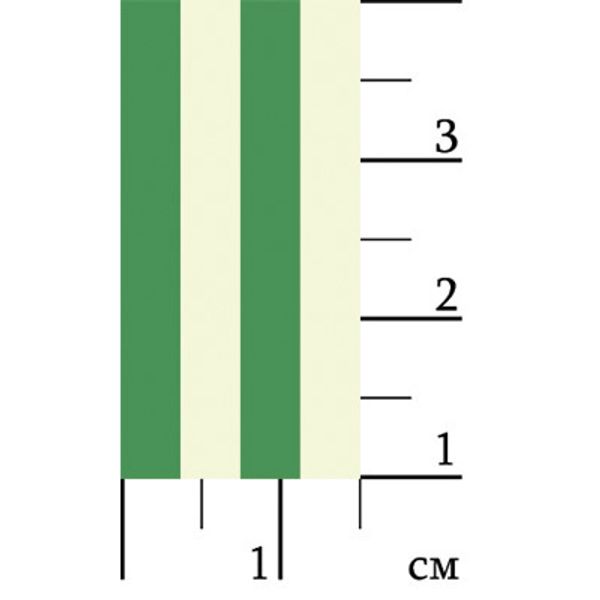 Ткань для пэчворка Peppy Бабушкин сундучок, отрез 50х55 см, 140 г/м², БС-22 полоска я.зеленый, Peppy