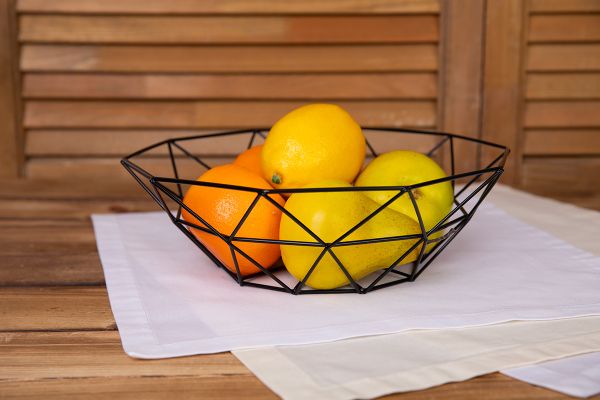 Фруктовница 27х8 см, №01 черная, Stilerra home PFH-028