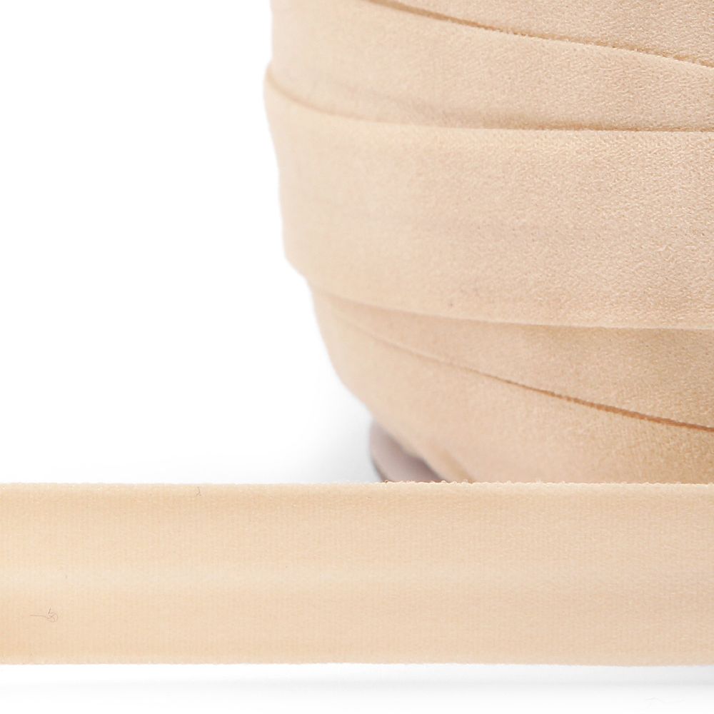 Косая бейка трикотажная 15 мм / 132±1 метра, 0511-0071, C180 бежевый