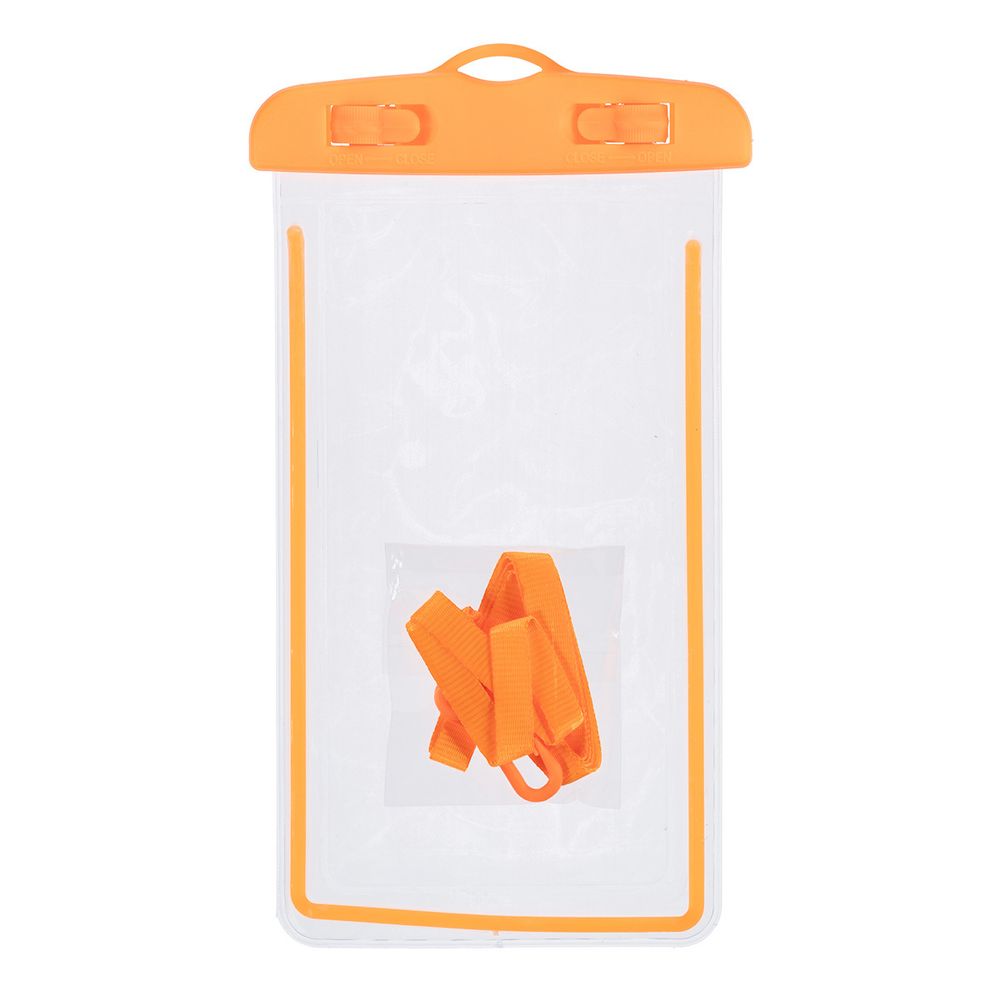 Чехол для телефона водонепроницаемый 21х10х2 см, №05 оранжевый, Lol&Pop LLP-304