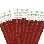 Молния трактор Arta Т6 (6 мм) 1 зам., н/раз., 18 см, цв. 010 терракотовый, 10 шт