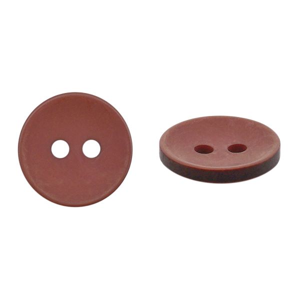 Пуговица 2 прокола 24L=15 мм, Brown2, коричневый 2, NE188, 36 шт