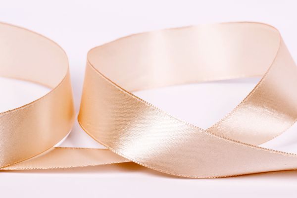 Лента атласная 1-сторонняя 25.0 мм / 33±2 метра, 101 бл-оранжевый, Gamma