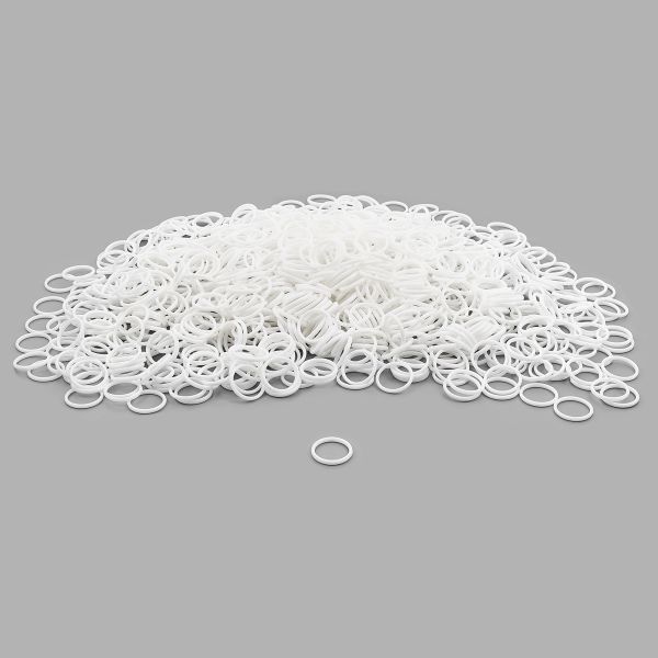 Кольца для бюстгальтера пластик ⌀20.0 мм, белый, 50 шт