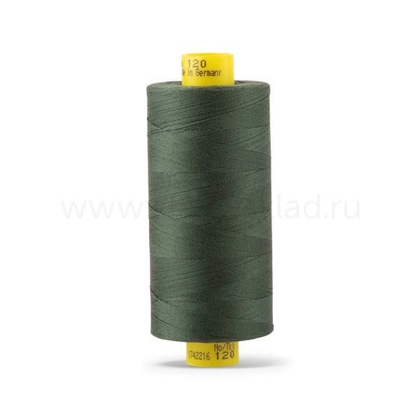 Нитка универсальная Gutermann Mara 120/2, 1000 м, 700207, 561 серо-зеленый, 1 шт