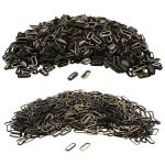 Люверсы металл овальные 24х8 (внутр.), 28х12 (внешн.), металл (≈1000 шт) New Star, антик