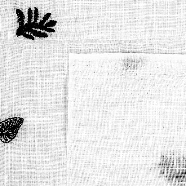 Ткань шитьё (прошва) 100 г/м², 150 см / 2 метра, TBY.Emb.A823.2.2, цв.02 белый