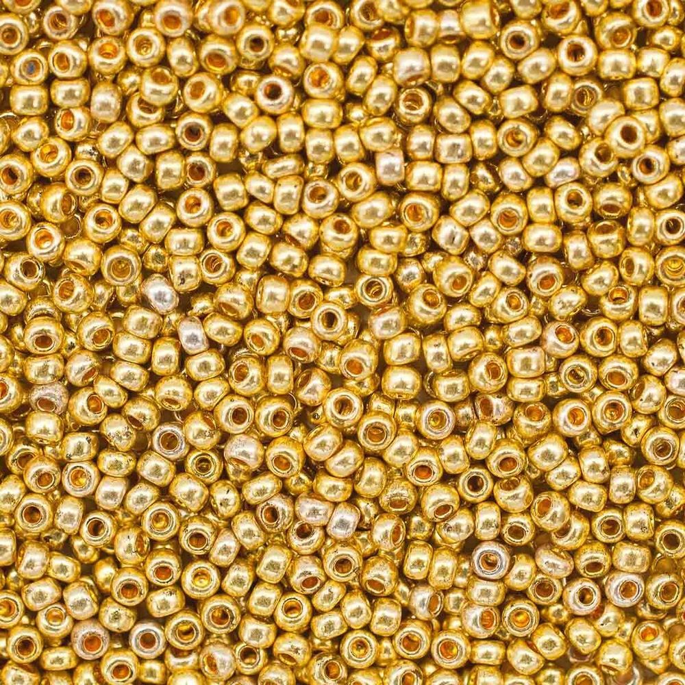 Бисер Preciosa solgel металлик 10/0 (2.3 мм), круг.отв., 500гр, 331-19001-10/0-18383