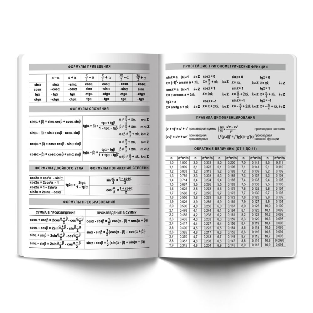 Тетрадь предметная School Life A5+ 40 л. на скобе, 10 шт, клетка, Алгебра 40ТСК5 000101, Светоч