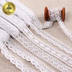 Набор вязаного кружева Kruzhevo №3 цв.белый (6 дизайнов по 2м)