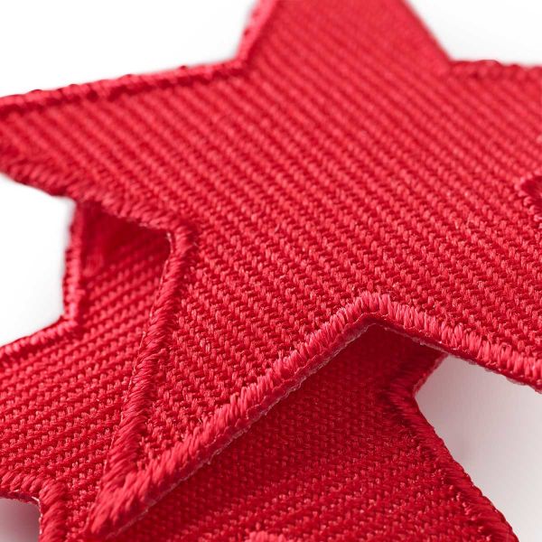 Термоаппликация Звезды красный цв., 2 шт, Prym