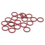 Кольца для бюстгальтера металл ⌀8.0 мм, 20 шт, C520 темно-красный, ГВ800