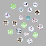 Украшения декоративные пуговицы деревянные Ассорти, 15-18 мм, 100 шт