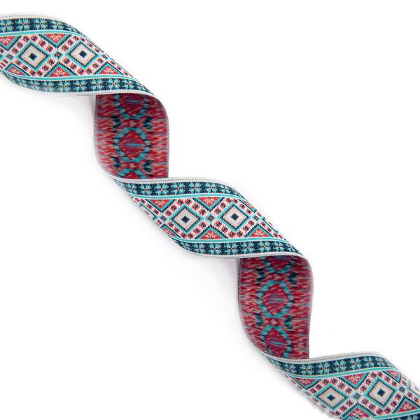 Лента (тесьма) жаккардовая 35.0 мм / 10±0.5 метров, 5, Gamma TRJ-117YP