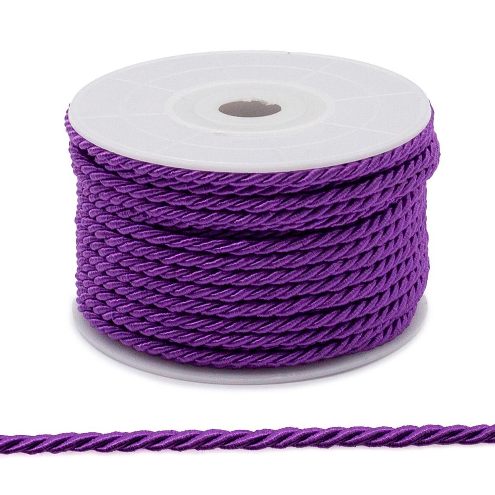 Шнур витой ⌀3.0 мм / 18.29 метров, 28 т-фиолетовый