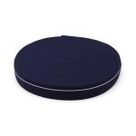 Резинка для мужских трусов и боксеров 30.0 мм / 25 метров, тканая мягкая, 21 г/м, т.синий/белый полоса