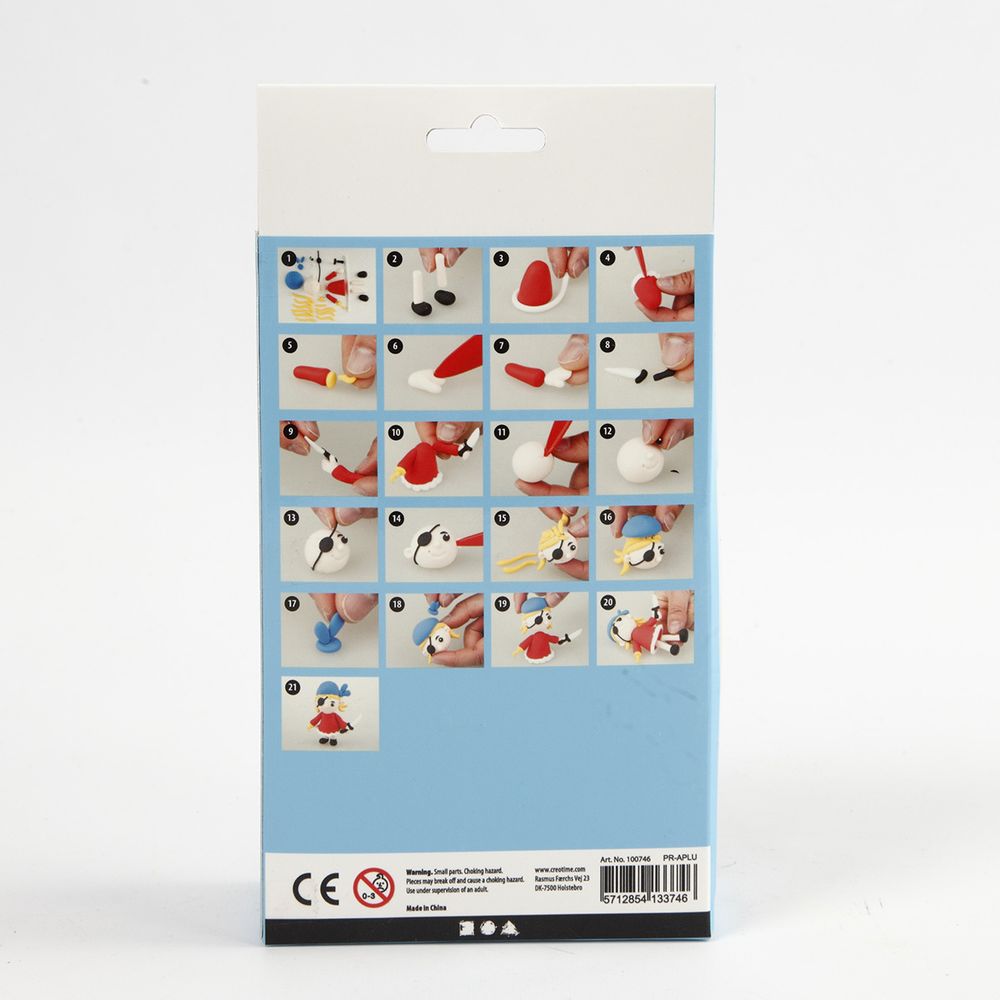 Набор для лепки "Веселые друзья, пират Петра", Creative