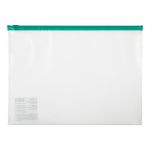 Папка-конверт на ZIP-молнии A4 120 мкм песок, 10 шт, зеленый замок EC21121003, Expert Complete EC21121003