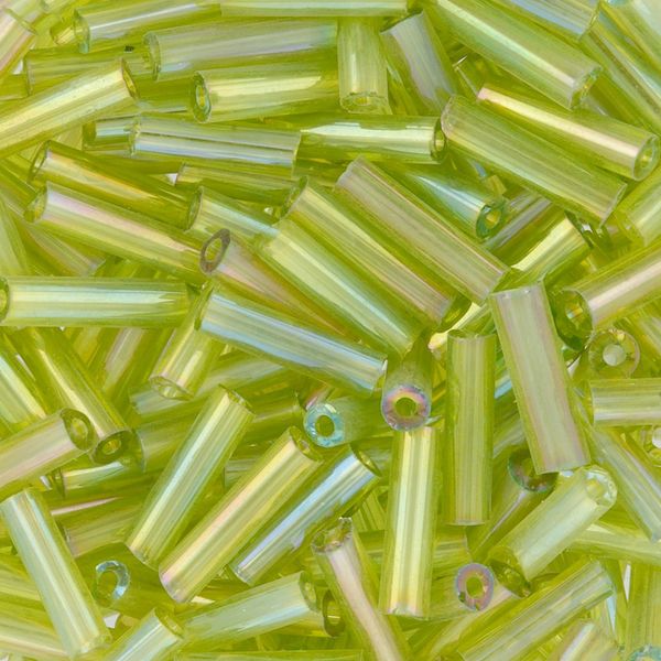 Бисер стеклярус Zlatka 100 г (10х10 г), №0164 салатовый GG