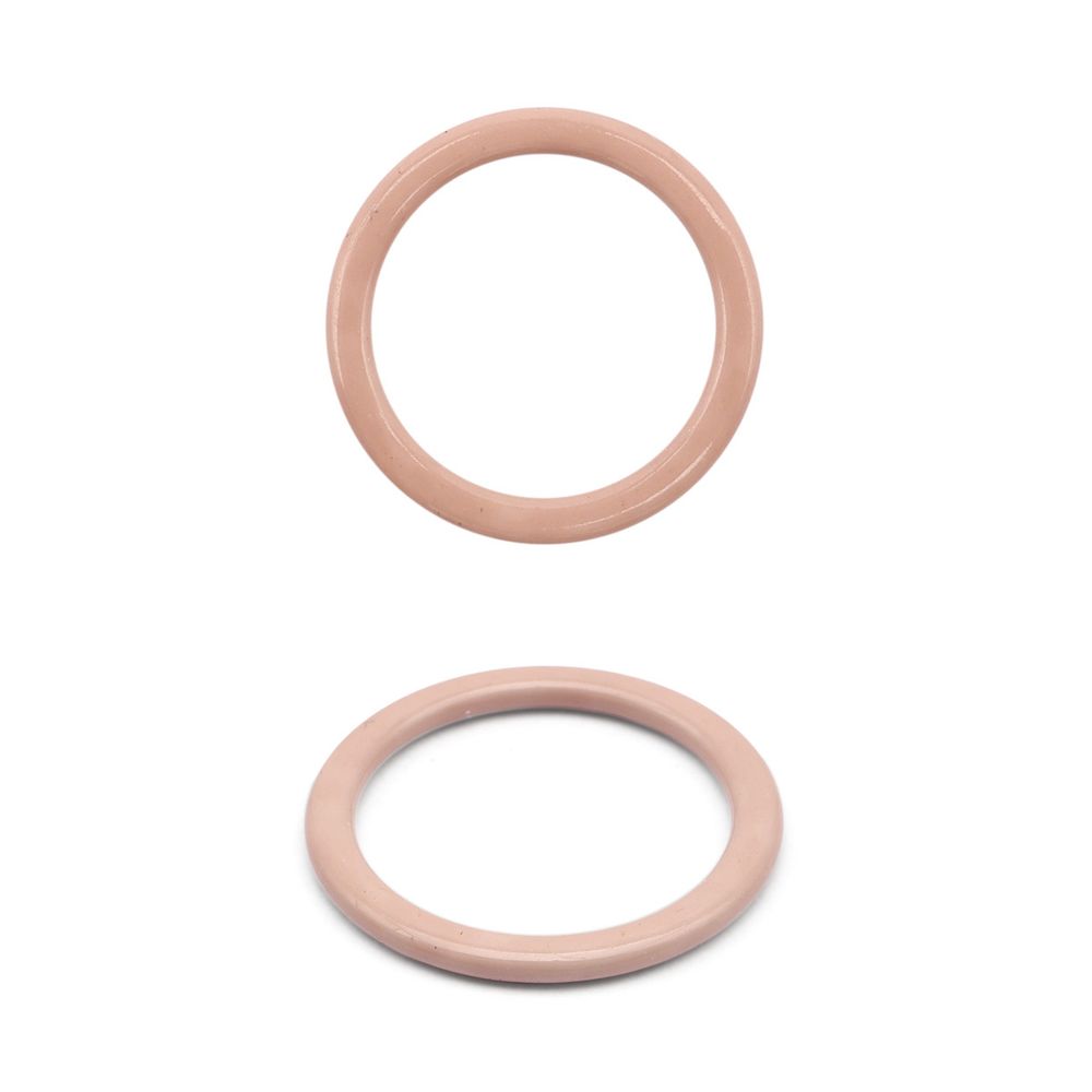 Кольца для бюстгальтера металл ⌀11.0 мм, 20 шт, C344 пудровый, ГВ800