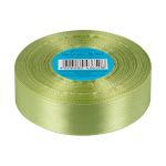 Лента атласная 1-сторонняя 25.0 мм / 33±2 метра, 062 бл.зеленый, Gamma